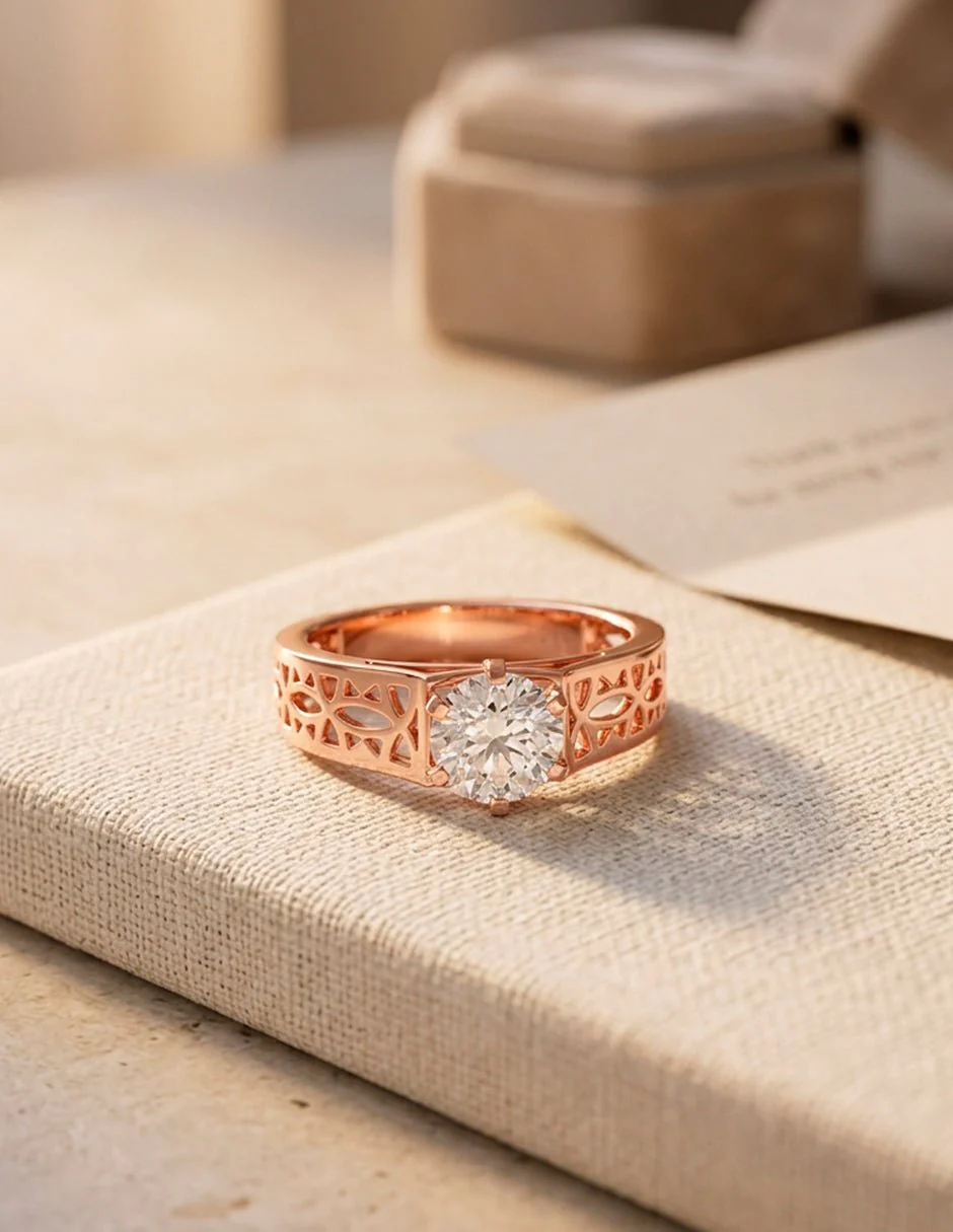 Anillo de compromiso - solitario - AMORE65-RD-LG - Image 23