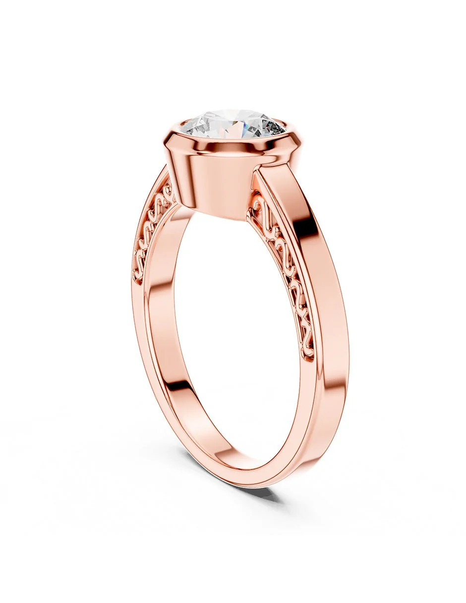 Anillo de compromiso - solitario - AMORE66-RD-LG - Image 11