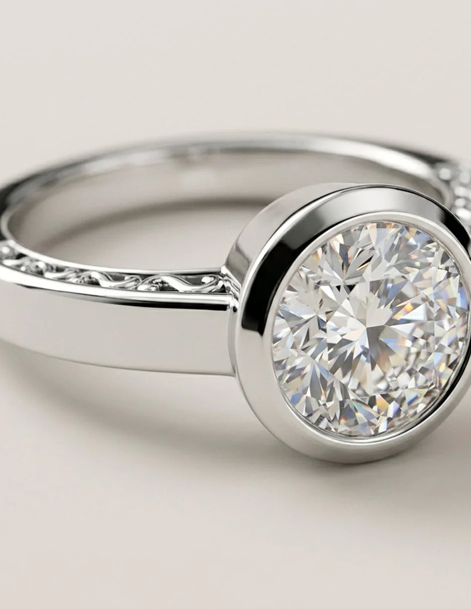 Anillo de compromiso - solitario - AMORE66-RD-LG - Image 13