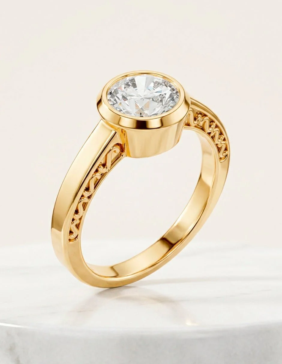 Anillo de compromiso - solitario - AMORE66-RD-LG - Image 17