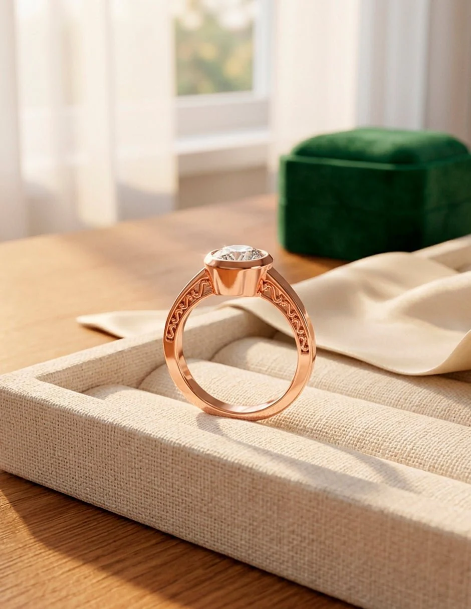 Anillo de compromiso - solitario - AMORE66-RD-LG - Image 23