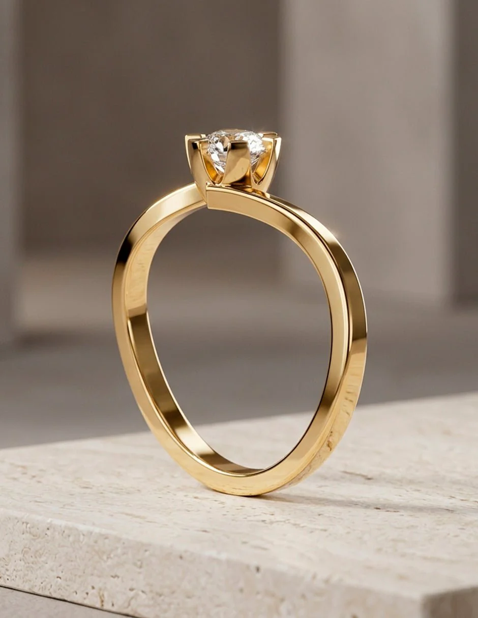 Anillo de compromiso - solitario - AMORE7-RD-LG - Image 11