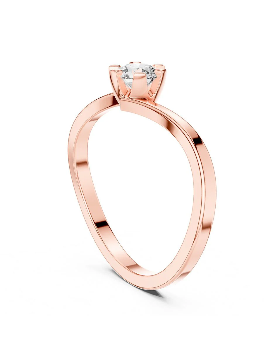 Anillo de compromiso - solitario - AMORE7-RD-LG - Image 17