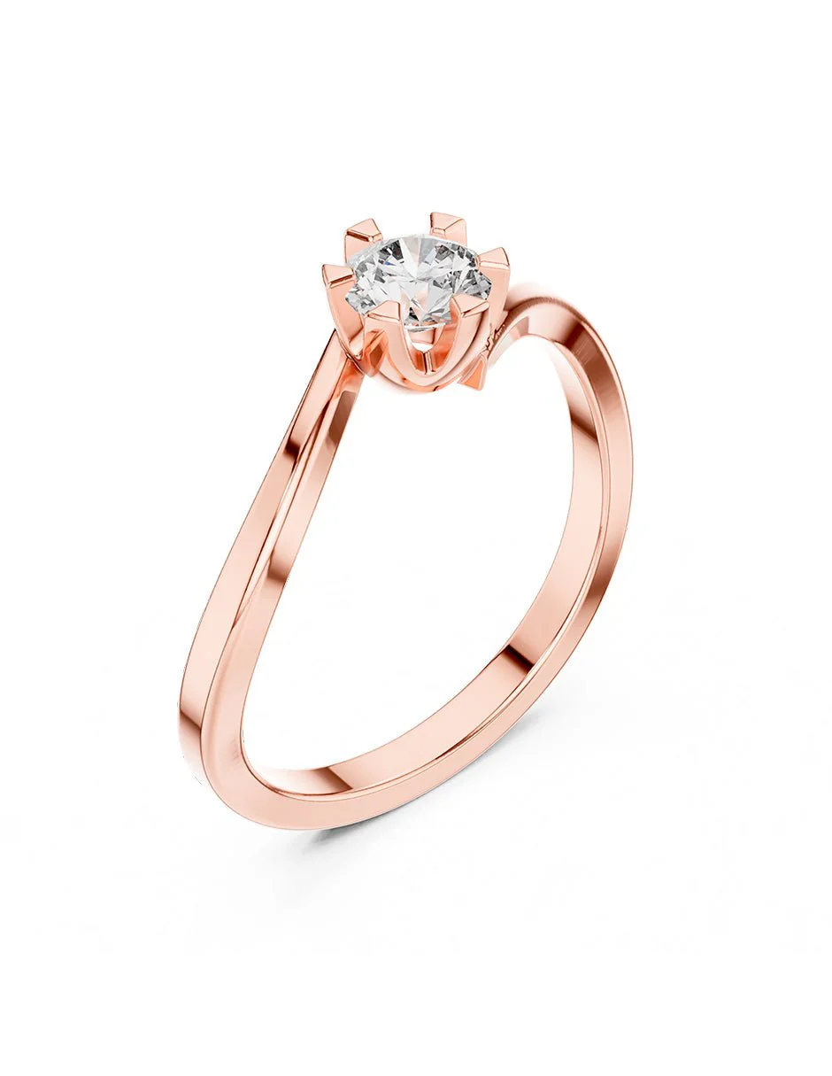 Anillo de compromiso - solitario - AMORE7-RD-LG - Image 18
