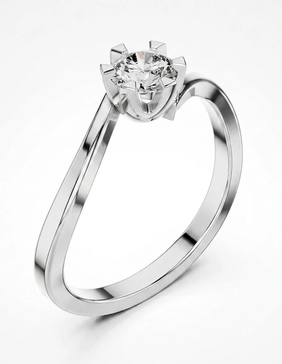 Anillo de compromiso - solitario - AMORE7-RD-LG - Image 5