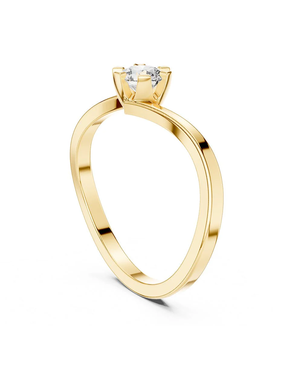 Anillo de compromiso - solitario - AMORE7-RD-LG - Image 9
