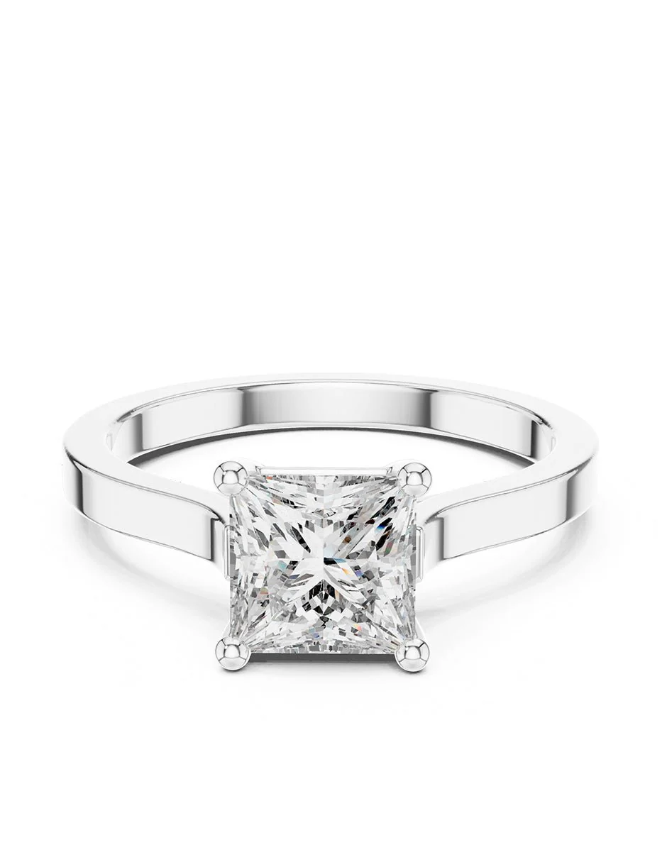Anillo de compromiso - solitario - AMORE70-PR-LG
