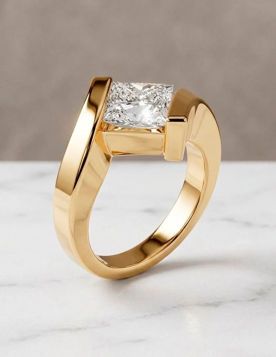 Anillo de compromiso - solitario - AMORE72-PR-LG - Image 17