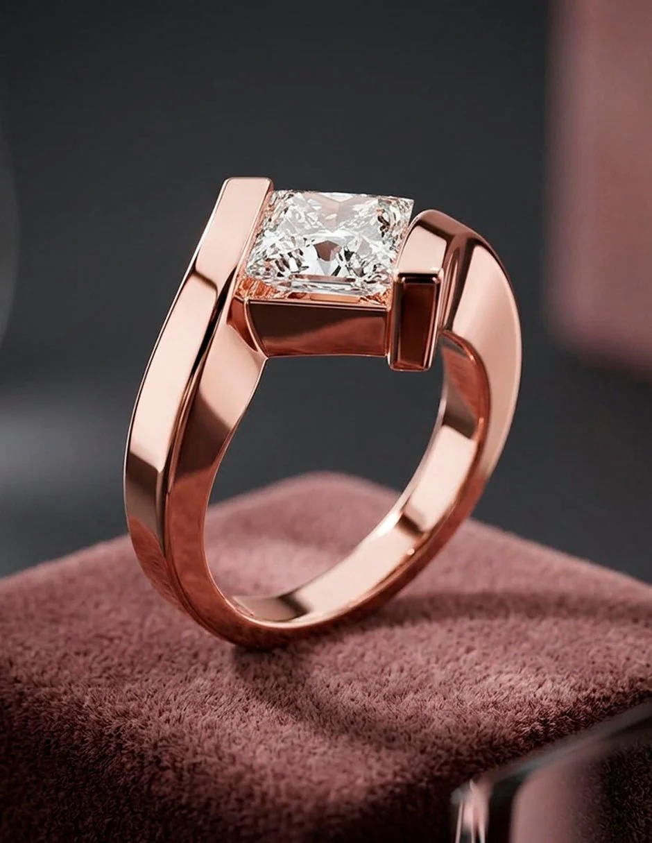 Anillo de compromiso - solitario - AMORE72-PR-LG - Image 19