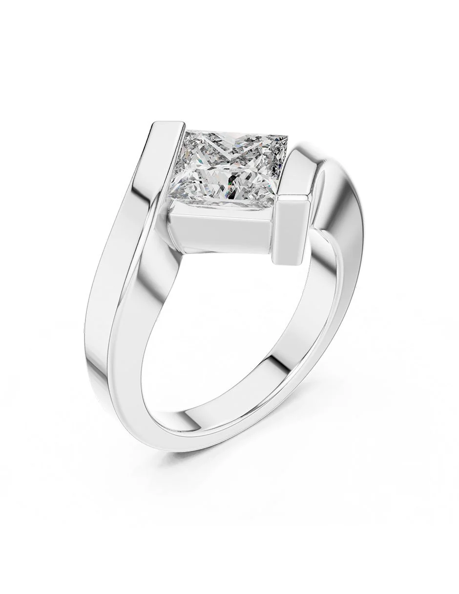 Anillo de compromiso - solitario - AMORE72-PR-LG - Image 4
