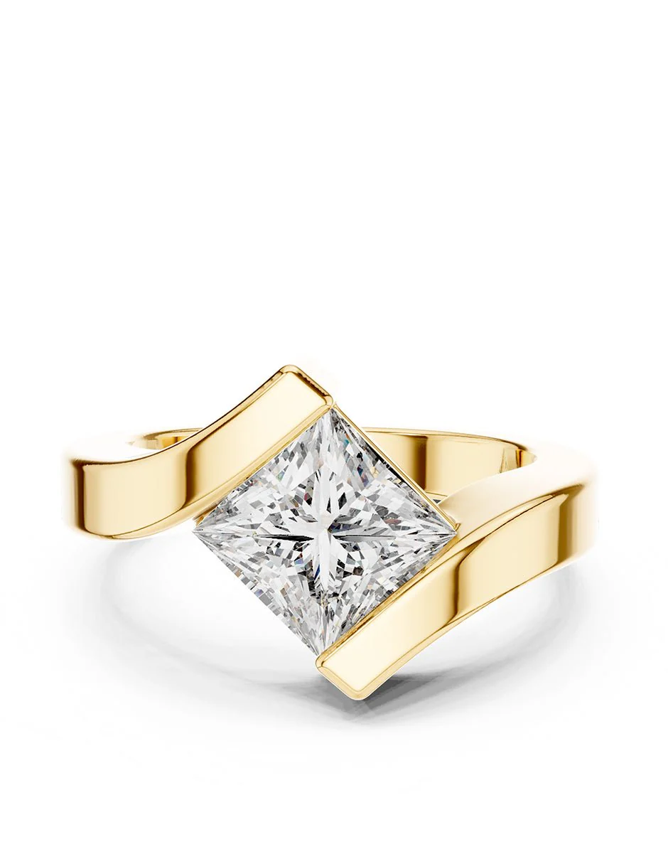 Anillo de compromiso - solitario - AMORE72-PR-LG - Image 5