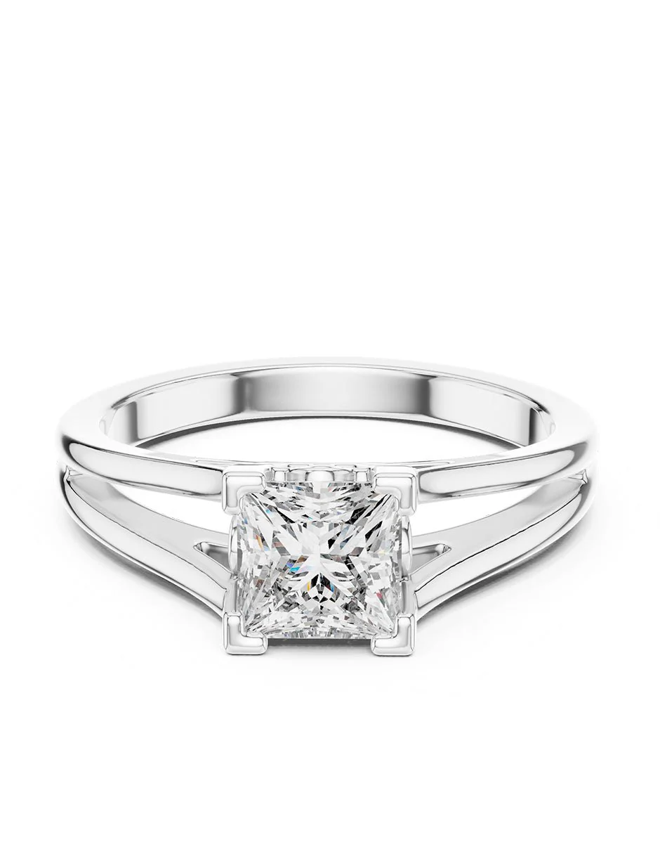 Anillo de compromiso - solitario - AMORE73-PR-LG
