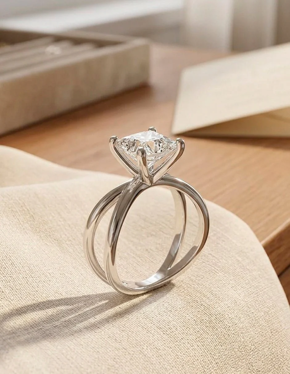 Anillo de compromiso - solitario - AMORE75-PR-LG - Image 16