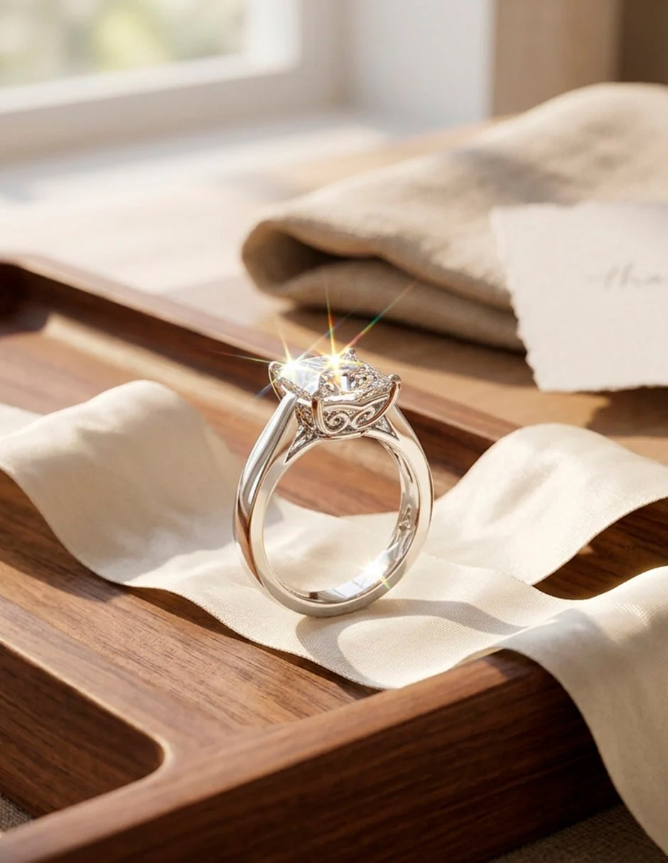 Anillo de compromiso - solitario - AMORE76-PR-LG - Image 16