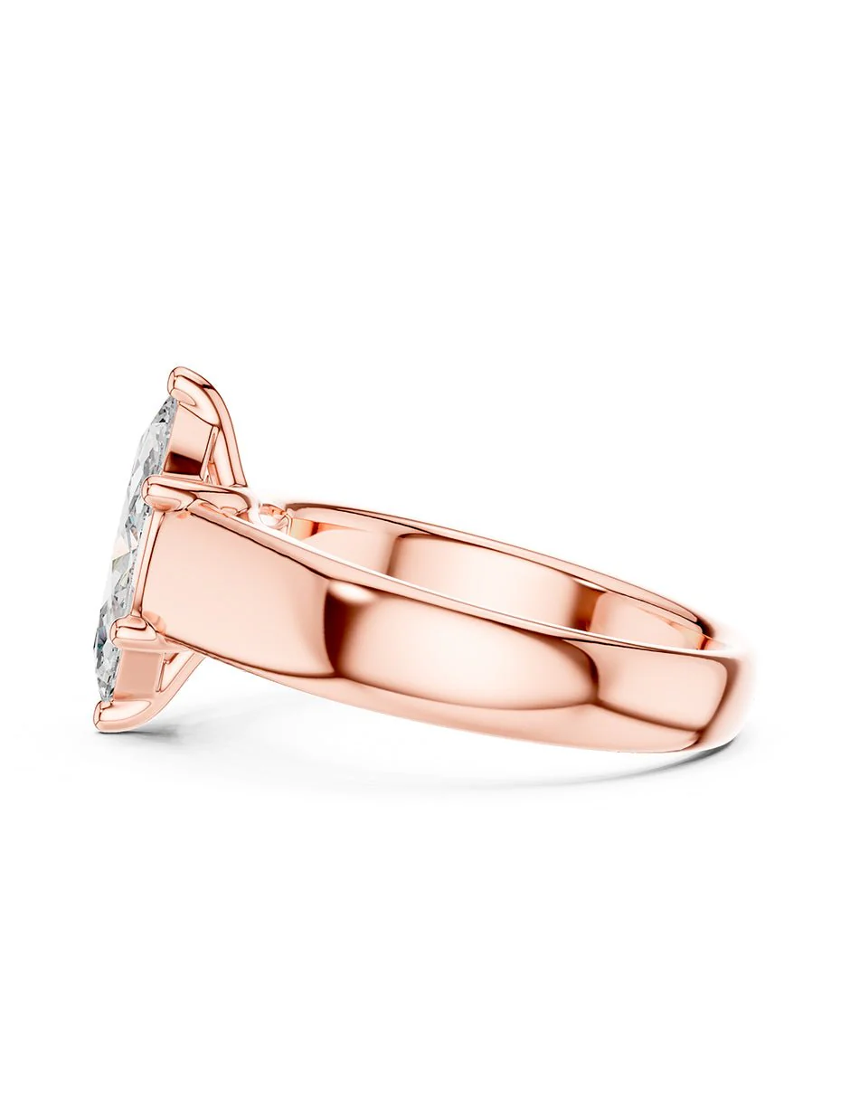 Anillo de compromiso - solitario - AMORE78-MQ-LG - Image 10