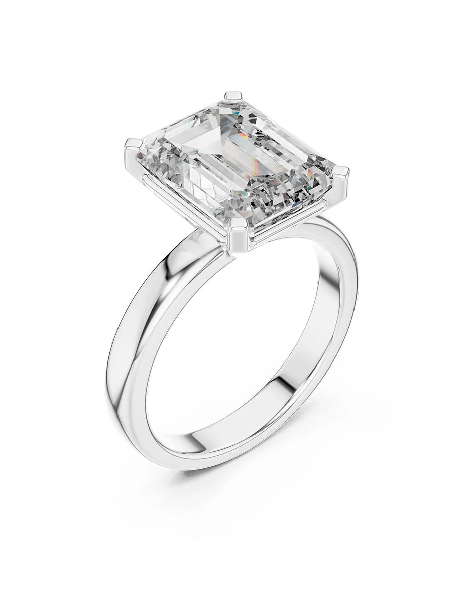 Anillo de compromiso - solitario - AMORE79-EM-LG - Image 4
