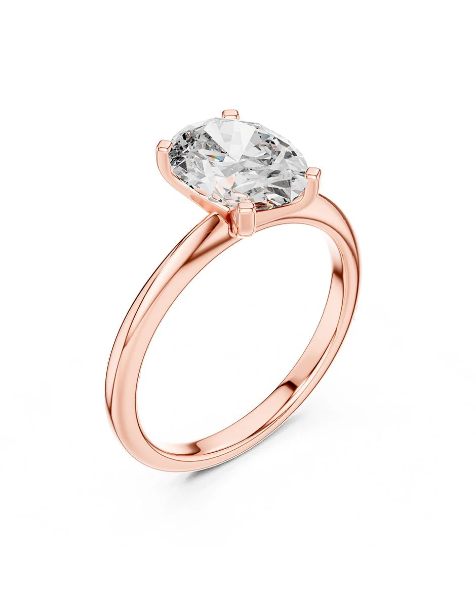 Anillo de compromiso - solitario - AMORE80-OV-LG - Image 12
