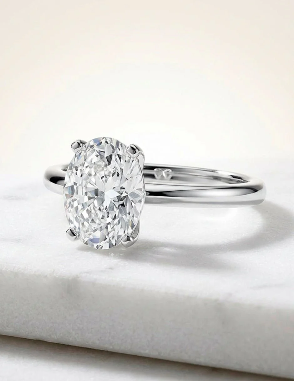 Anillo de compromiso - solitario - AMORE80-OV-LG - Image 13