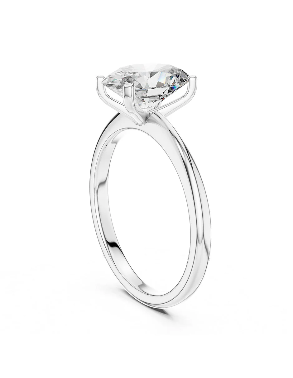 Anillo de compromiso - solitario - AMORE80-OV-LG - Image 3