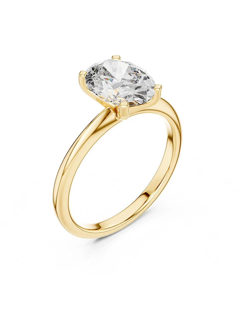 Anillo de compromiso - solitario - AMORE80-OV-LG - Image 8
