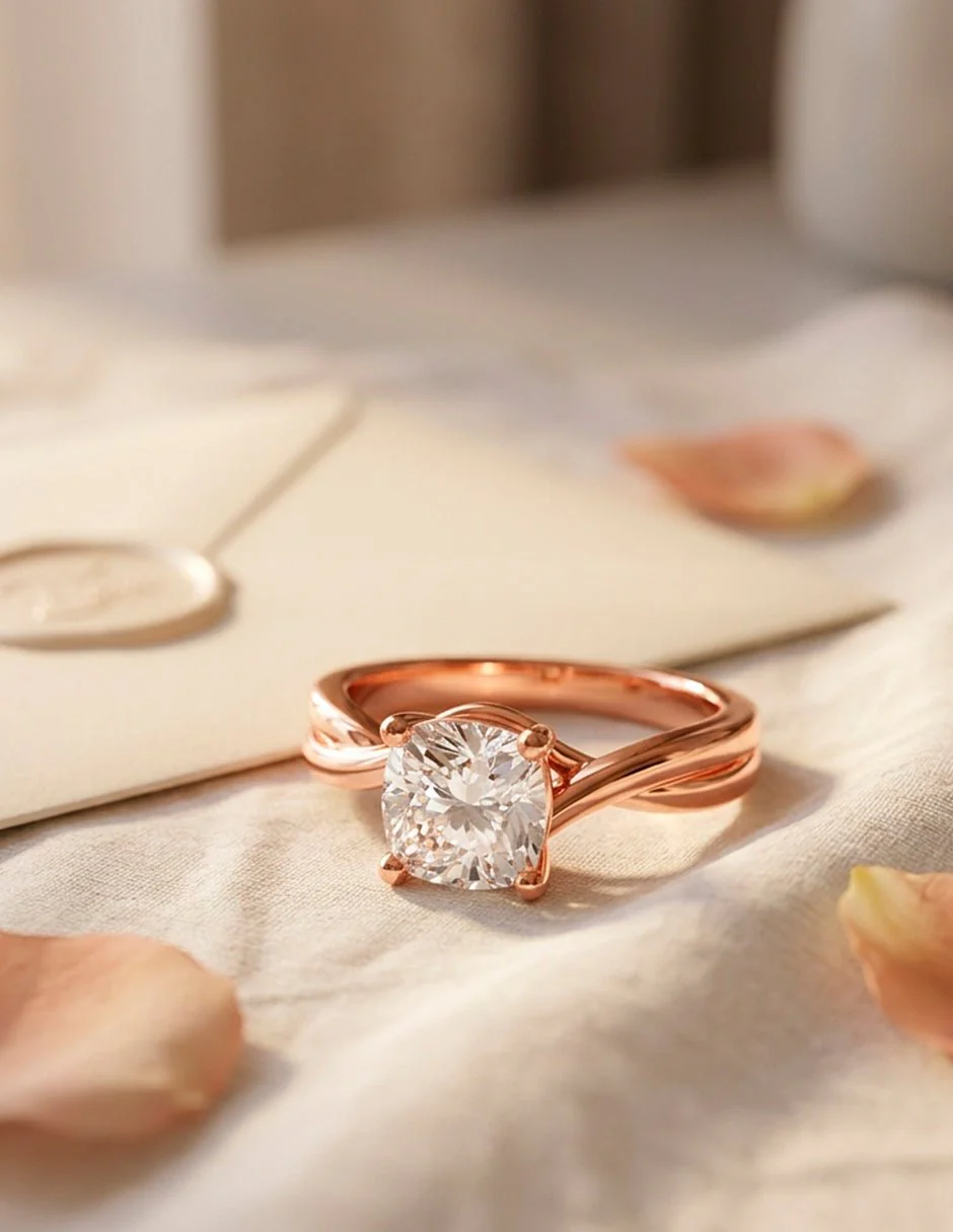 Anillo de compromiso - solitario - AMORE81-CU-LG - Image 23