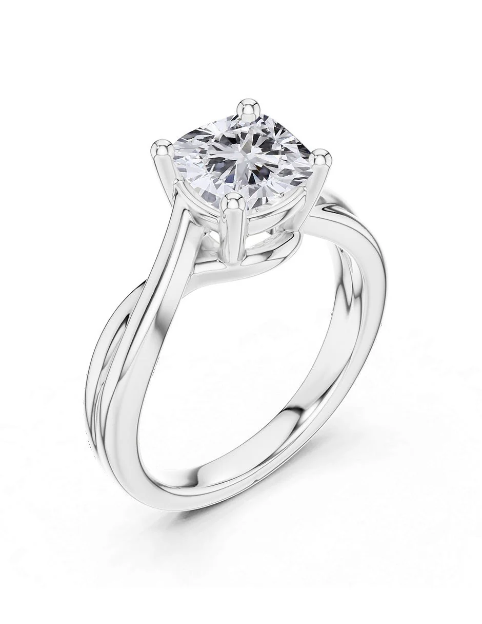 Anillo de compromiso - solitario - AMORE81-CU-LG - Image 4