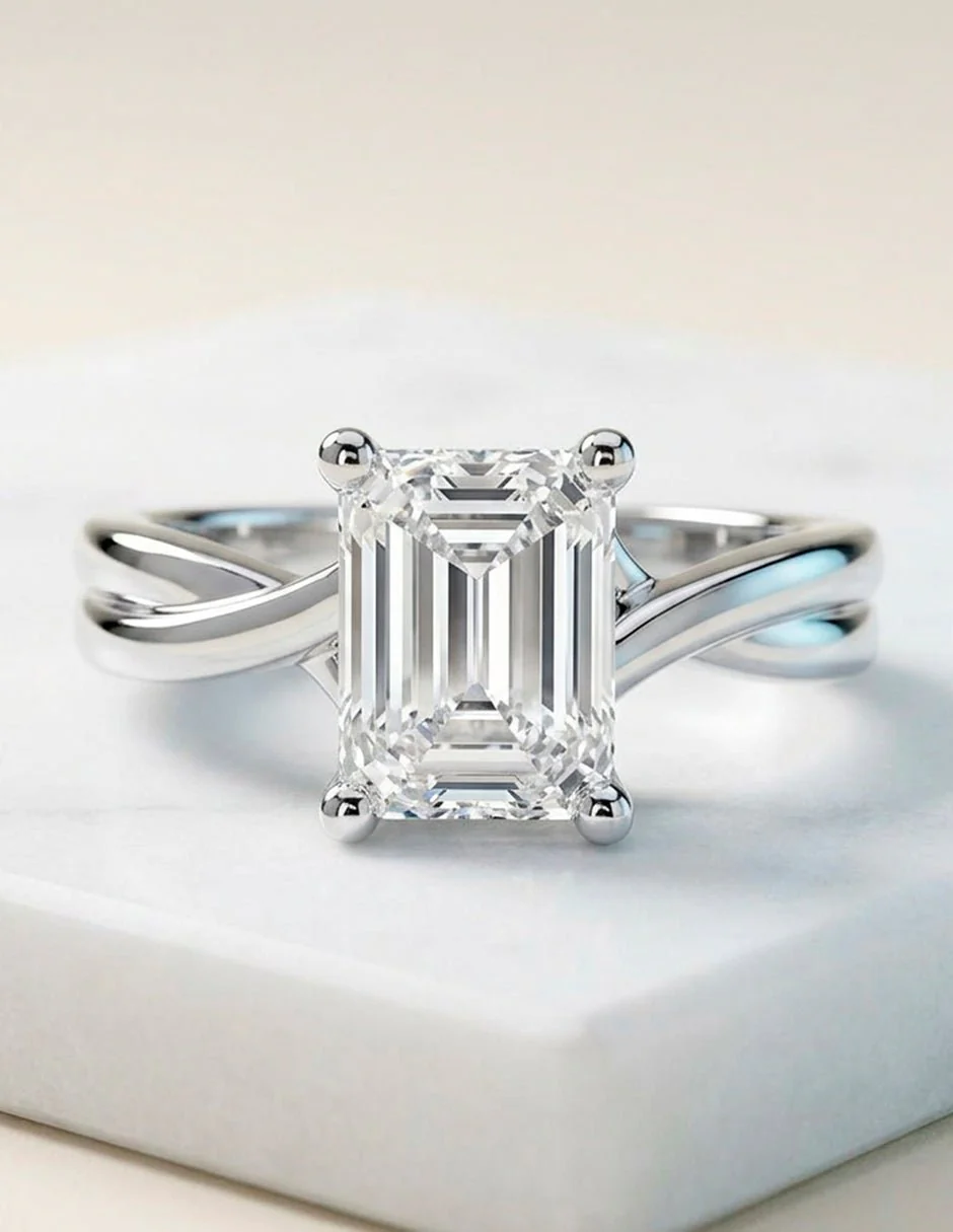 Anillo de compromiso - solitario - AMORE81-EM-LG - Image 13