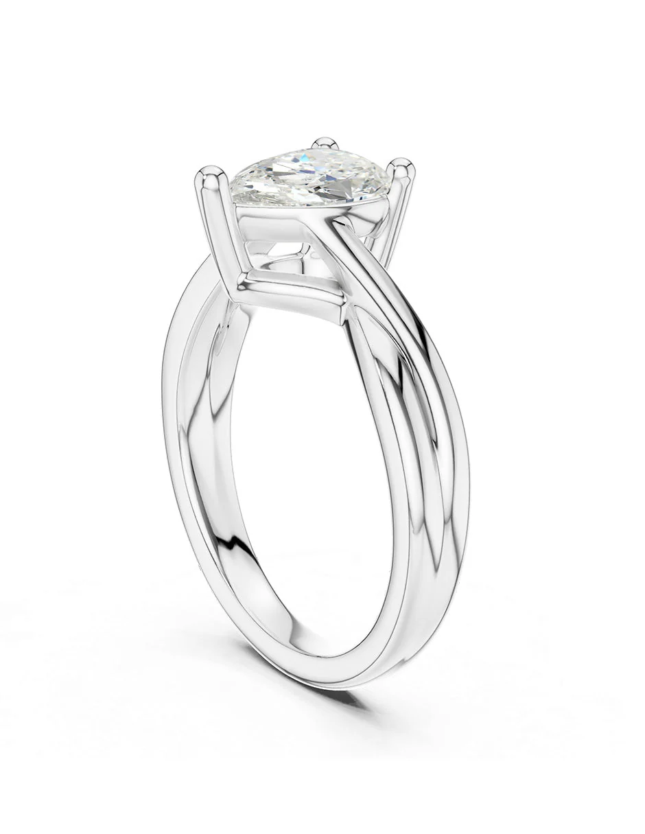 Anillo de compromiso - solitario - AMORE81-PE-LG - Image 3