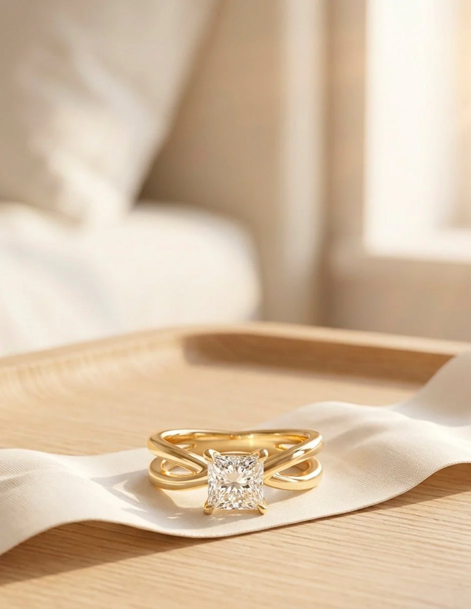 Anillo de compromiso - solitario - AMORE81-PR-LG - Image 19