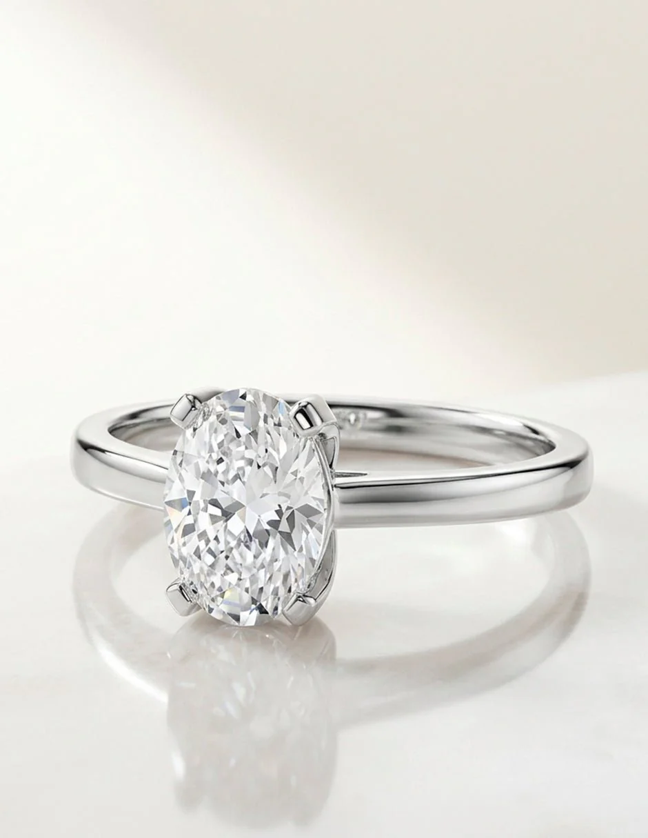 Anillo de compromiso - solitario - AMORE82-OV-LG - Image 13