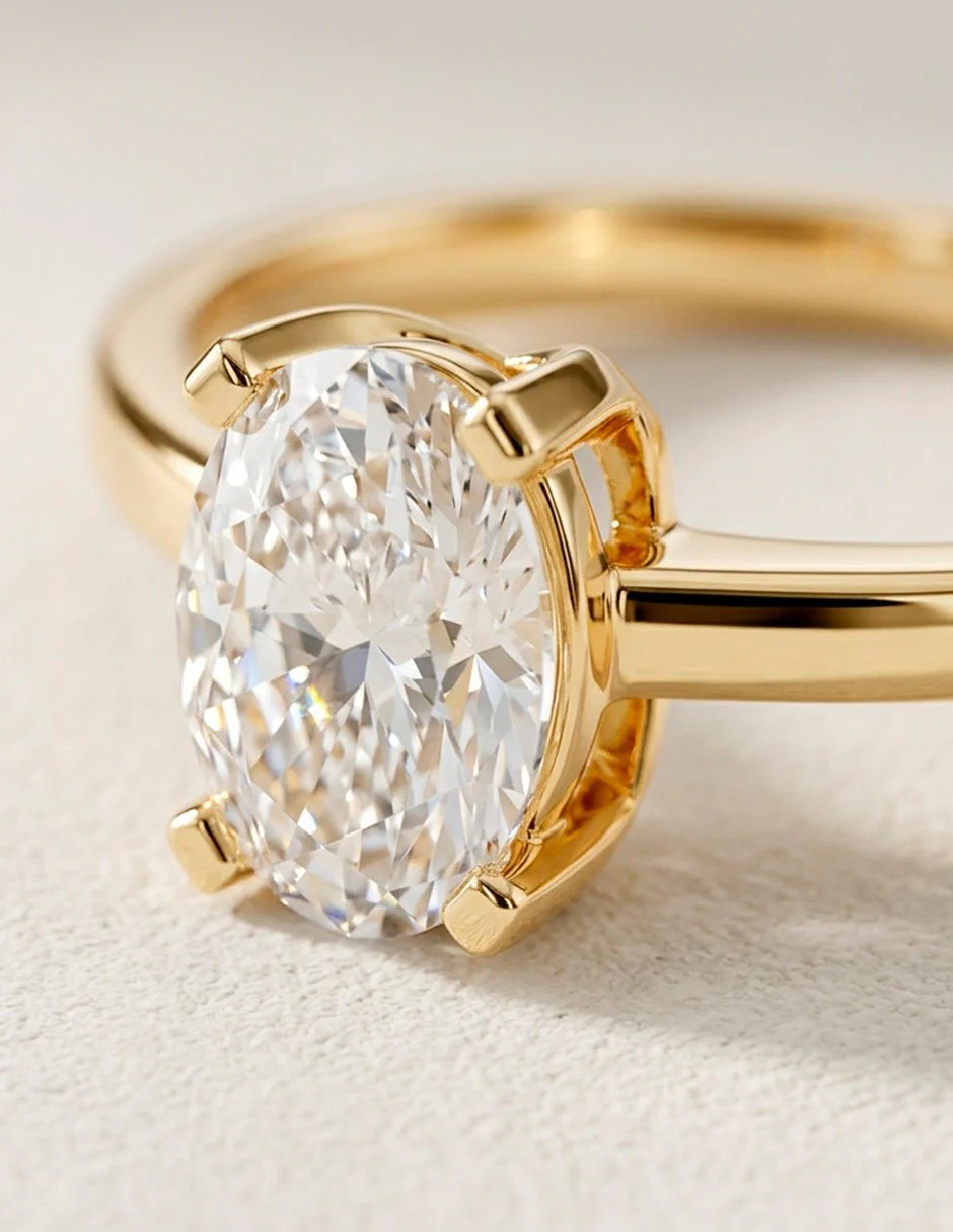 Anillo de compromiso - solitario - AMORE82-OV-LG - Image 18