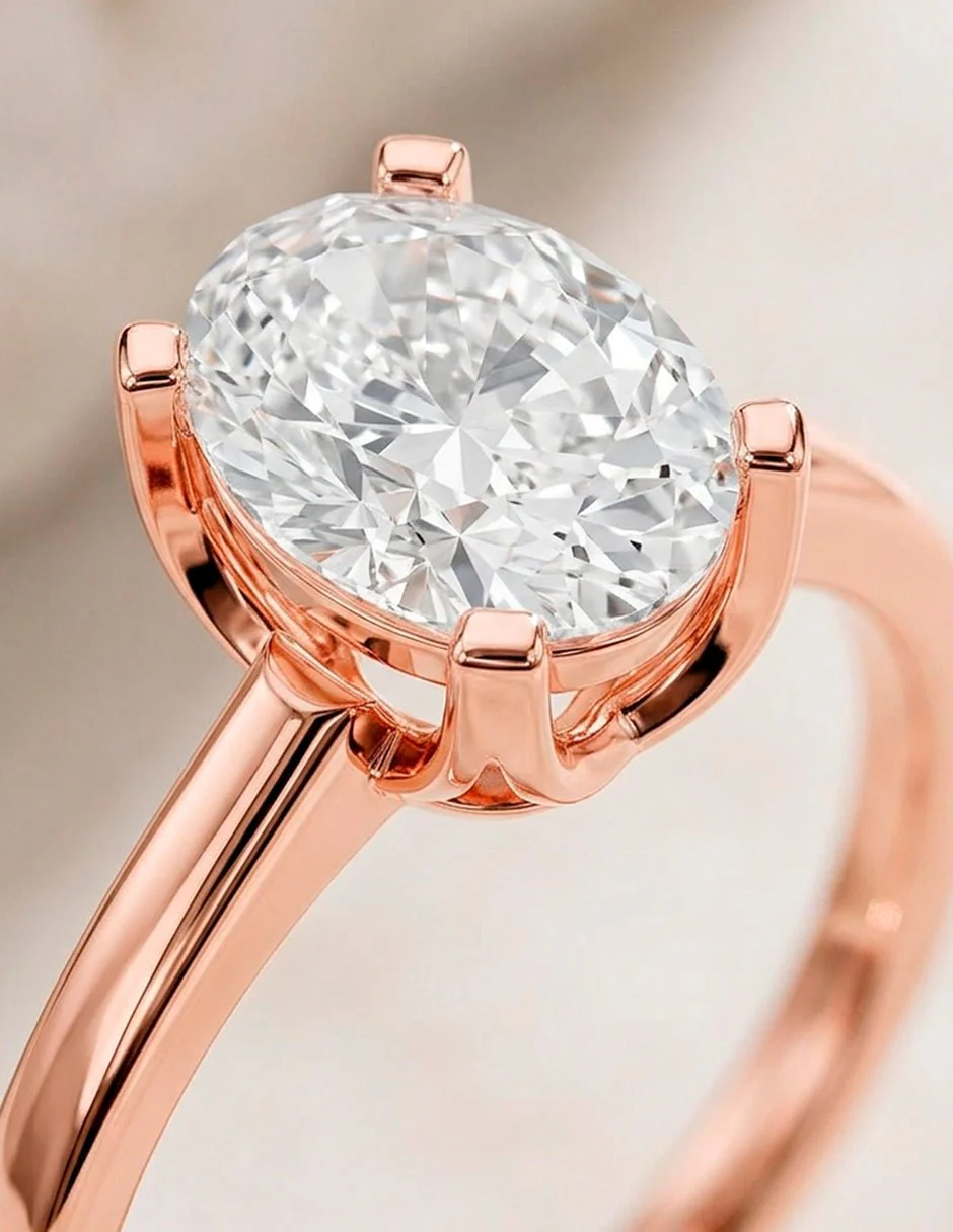 Anillo de compromiso - solitario - AMORE82-OV-LG - Image 21
