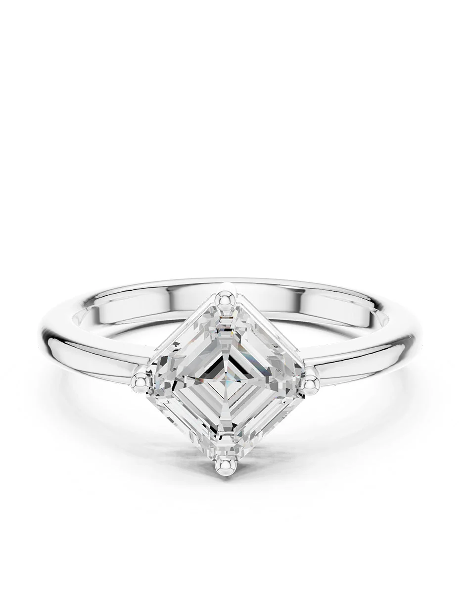 Anillo de compromiso - solitario - AMORE84-PR-LG