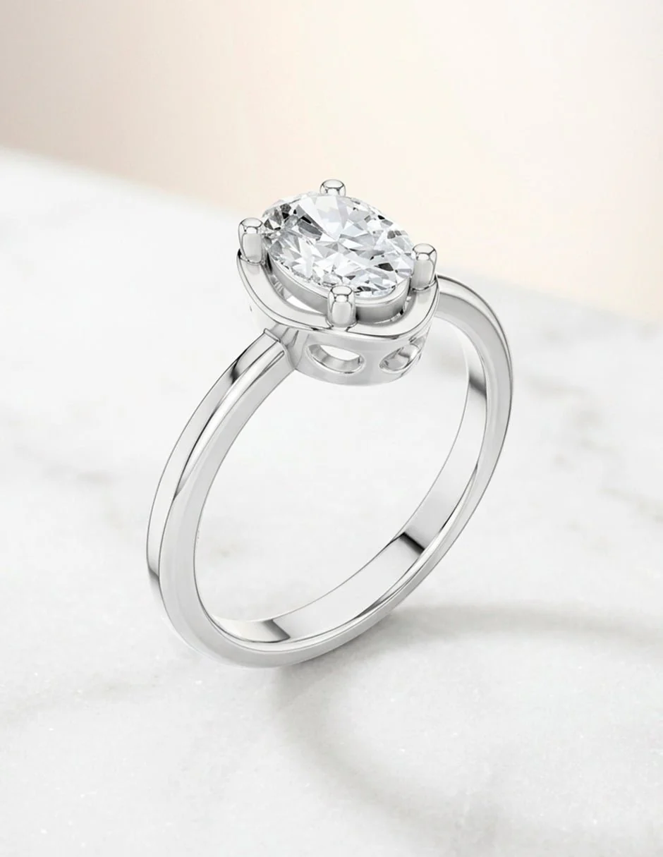 Anillo de compromiso - solitario - AMORE90-OV-LG - Image 15