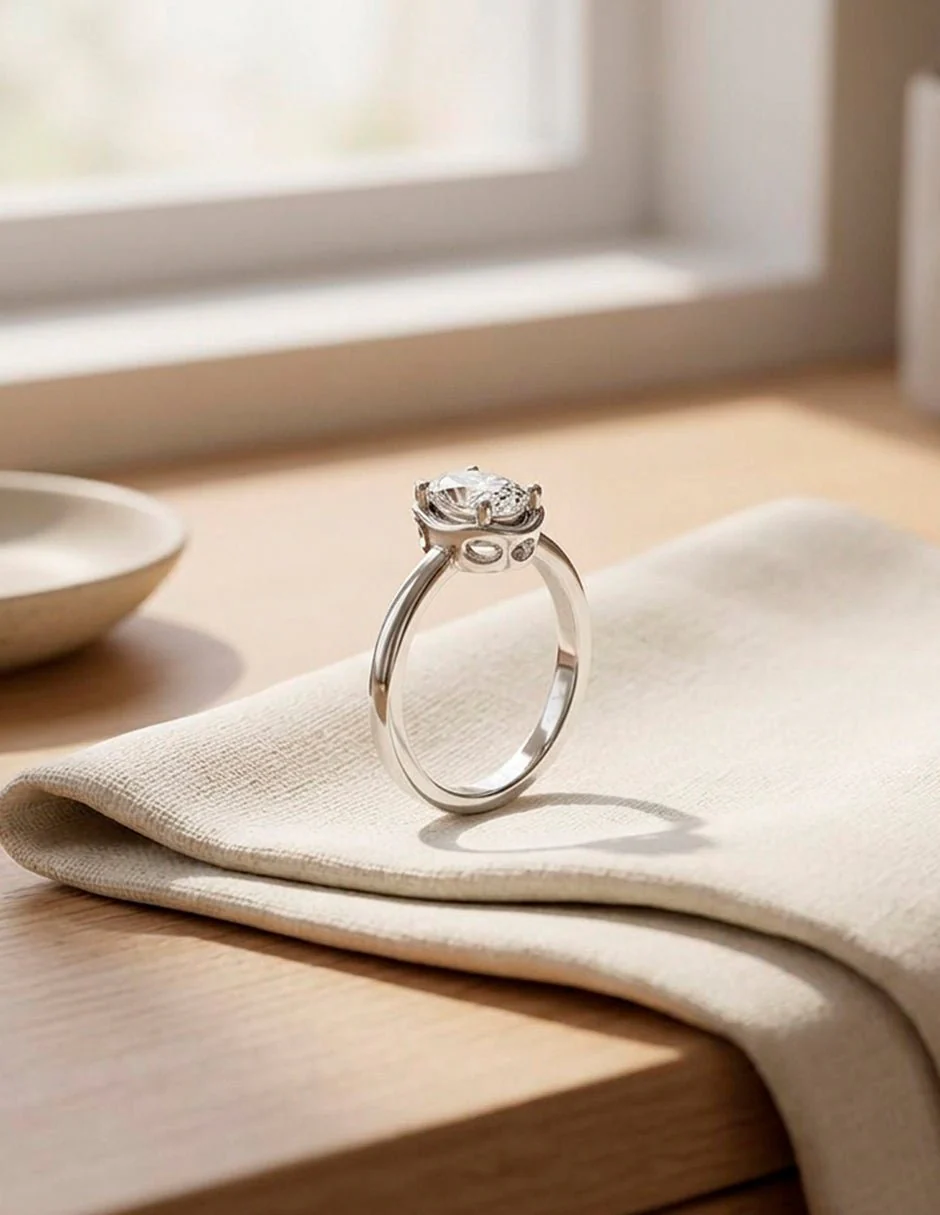 Anillo de compromiso - solitario - AMORE90-OV-LG - Image 16