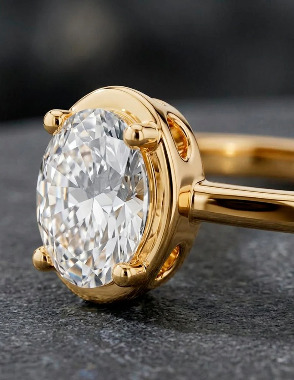 Anillo de compromiso - solitario - AMORE90-OV-LG - Image 18