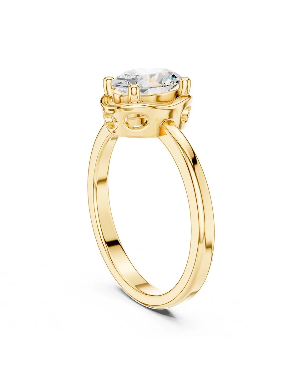 Anillo de compromiso - solitario - AMORE90-OV-LG - Image 7
