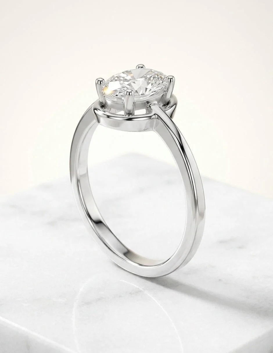 Anillo de compromiso - solitario - AMORE91-OV-LG - Image 15