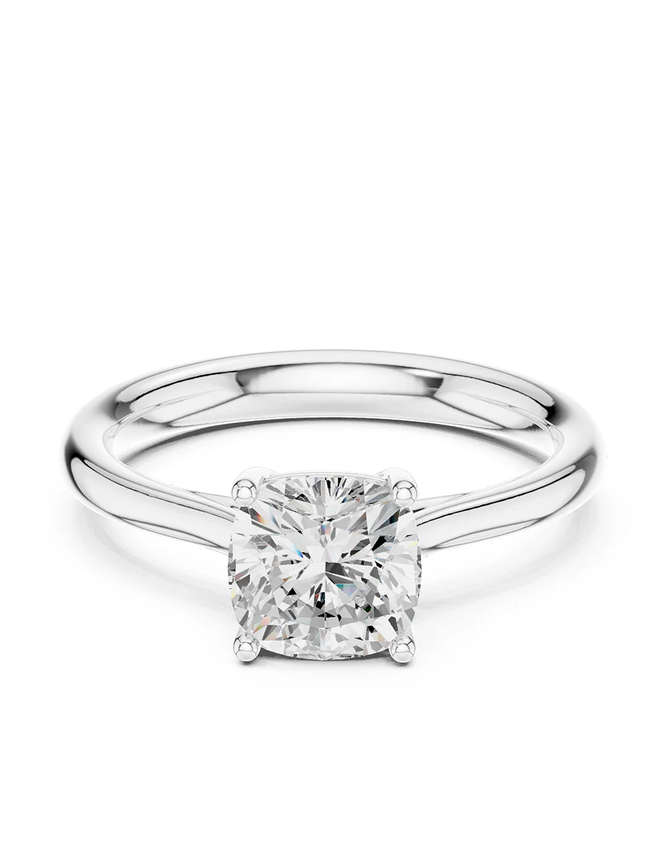 Anillo de compromiso - solitario - AMORE96-CU-LG