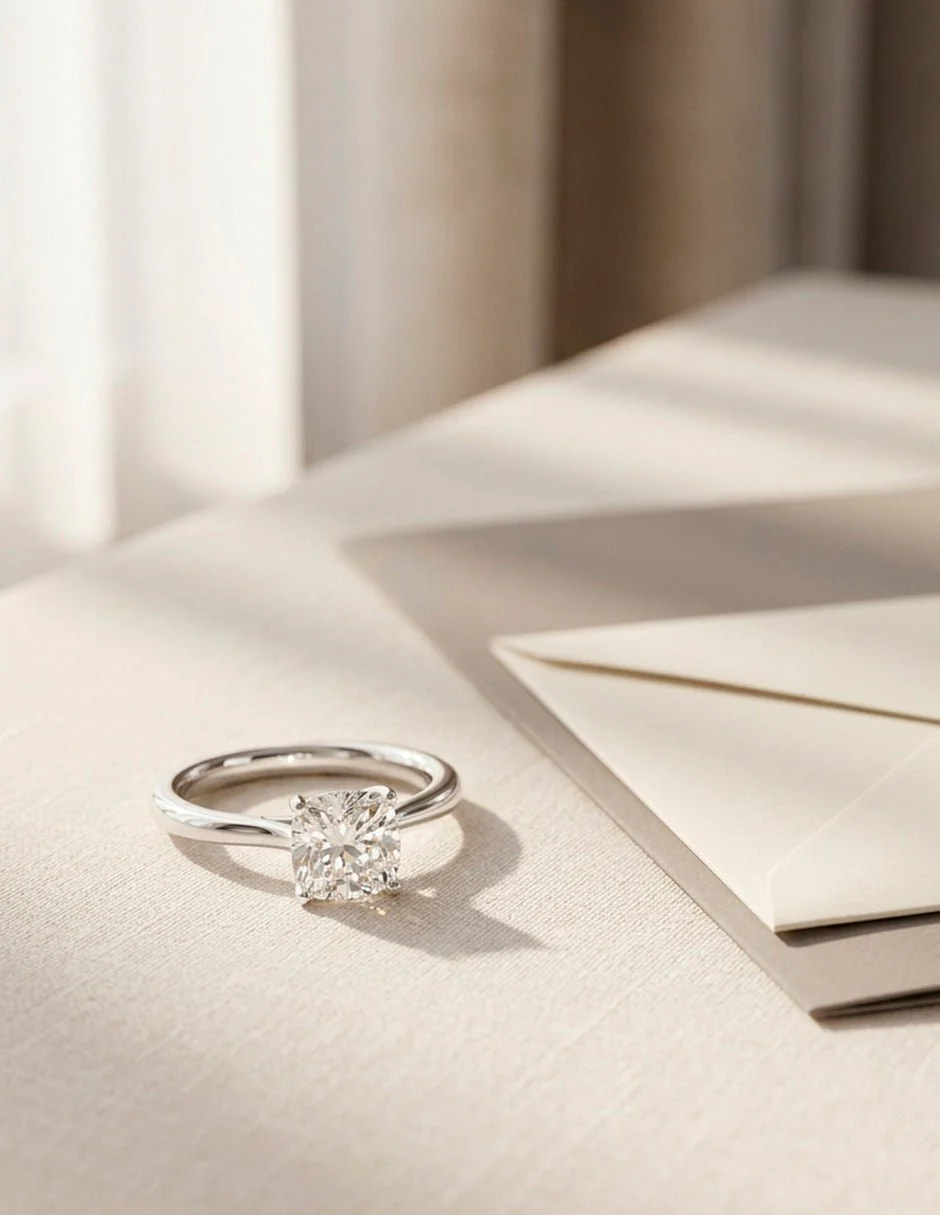 Anillo de compromiso - solitario - AMORE96-CU-LG - Image 16
