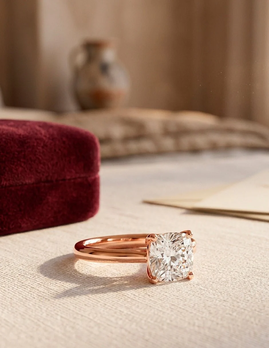 Anillo de compromiso - solitario - AMORE96-CU-LG - Image 23