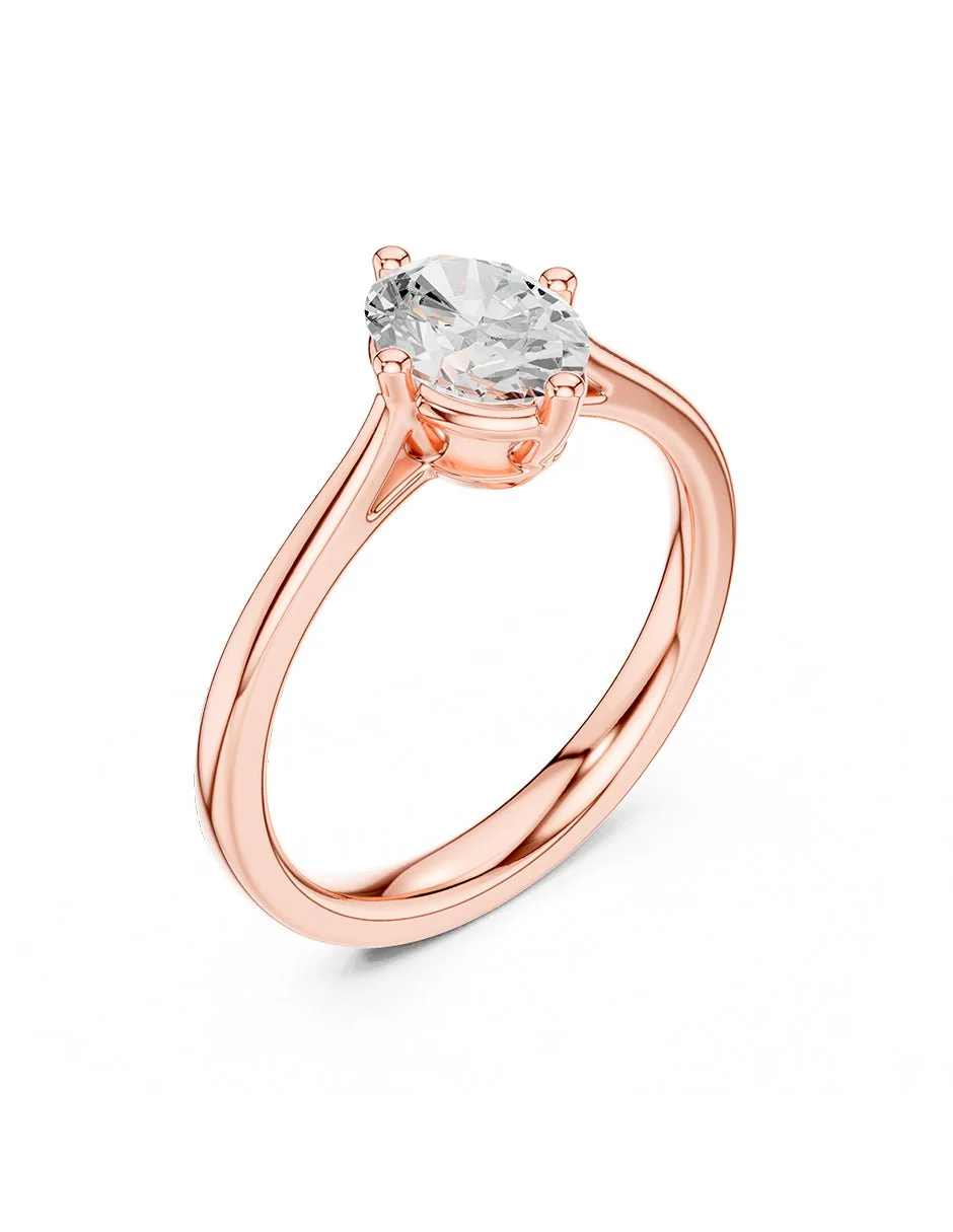 Anillo de compromiso - solitario - AMORE99-OV-LG - Image 12