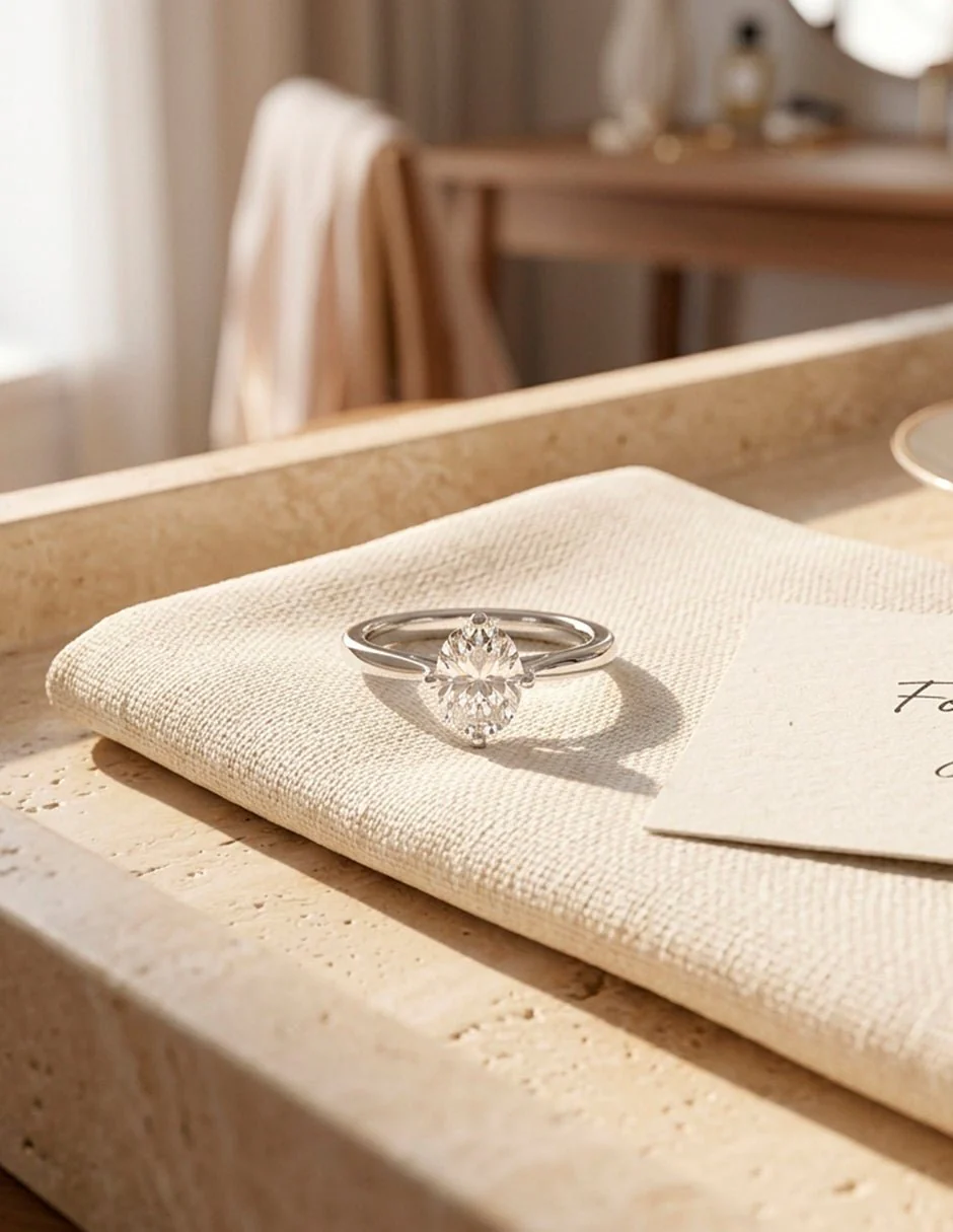 Anillo de compromiso - solitario - AMORE99-OV-LG - Image 16