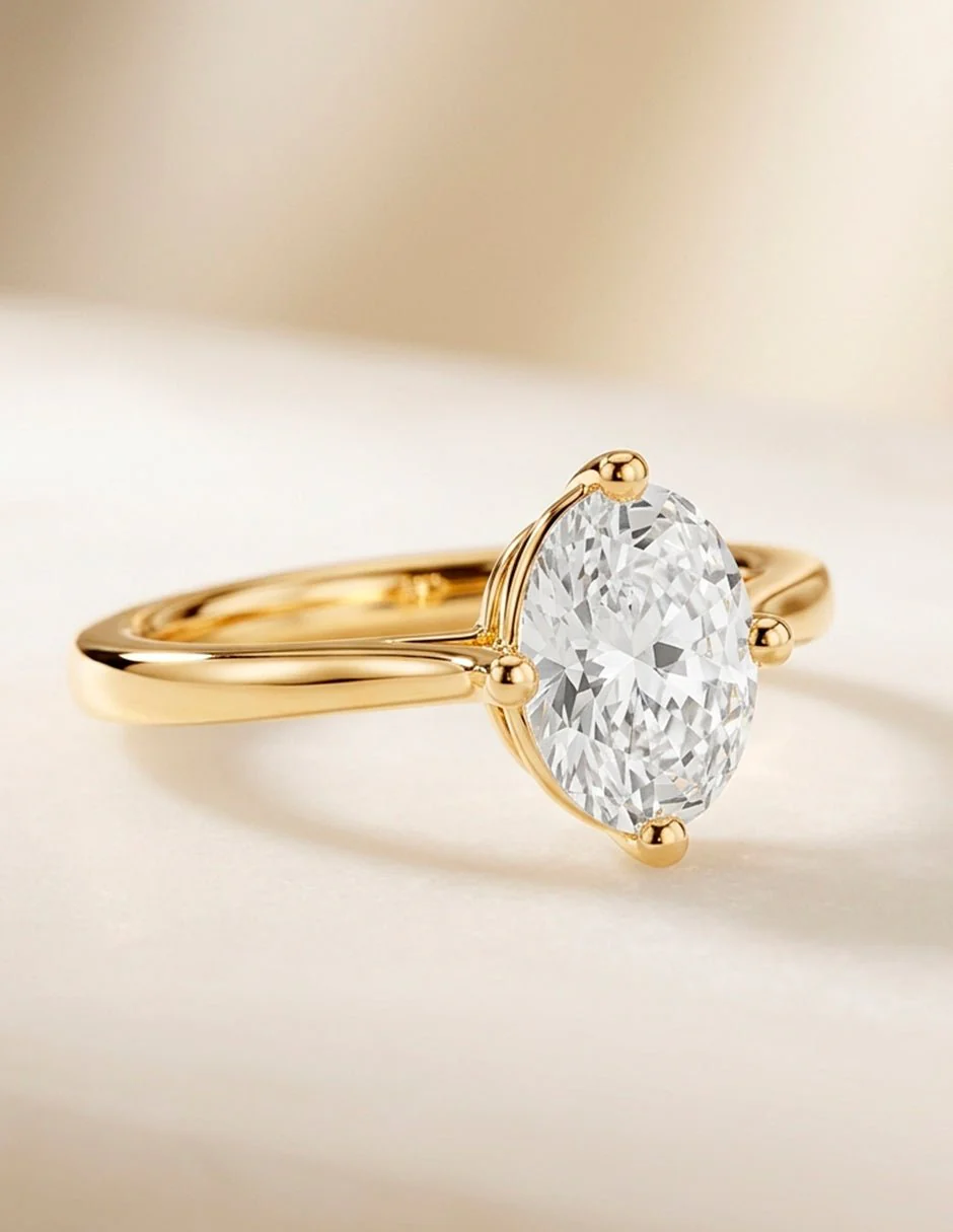 Anillo de compromiso - solitario - AMORE99-OV-LG - Image 17