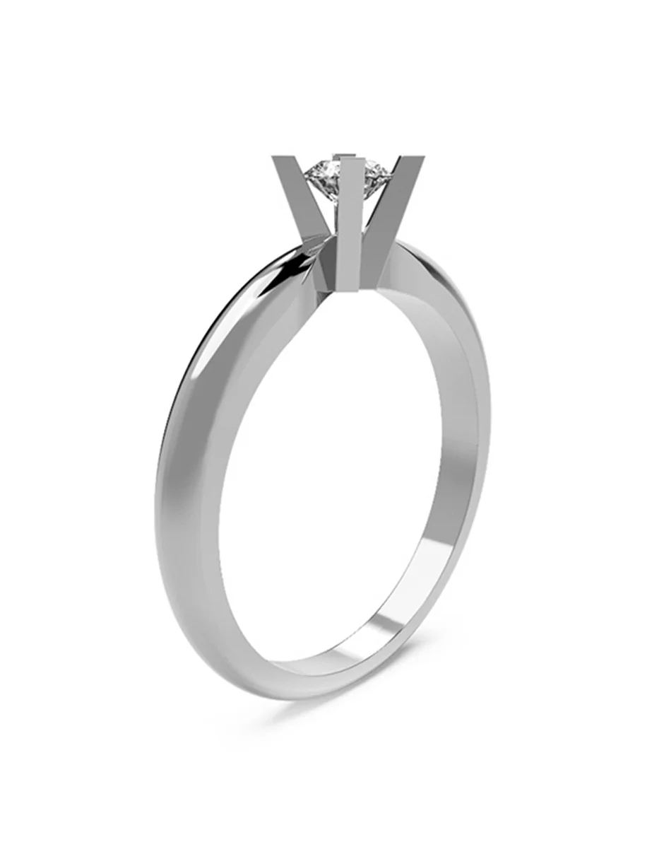 ANILLO CON DIAMANTE DE LABORATORIO ESTILO SOLITARIO - Image 4