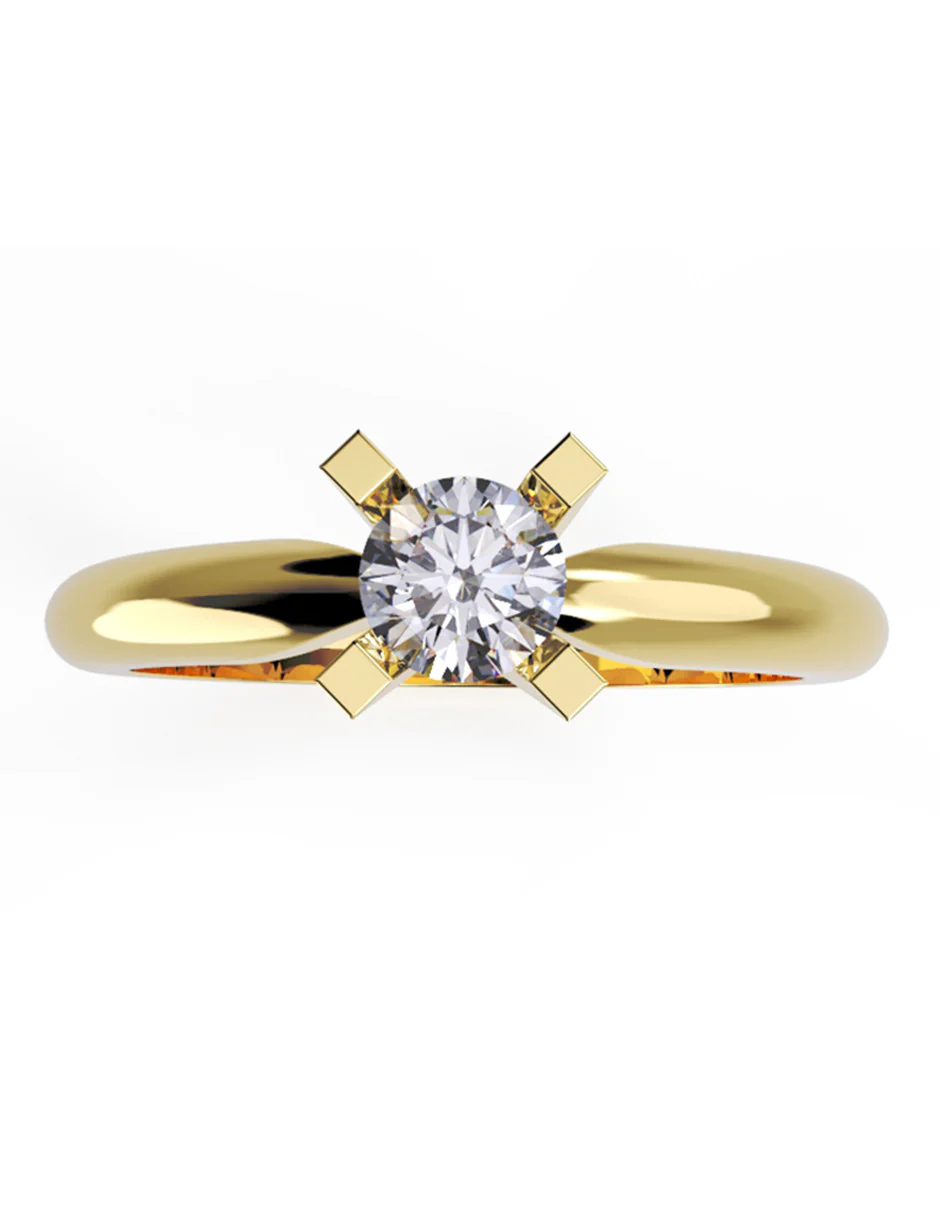 ANILLO CON DIAMANTE DE LABORATORIO ESTILO SOLITARIO - Image 9