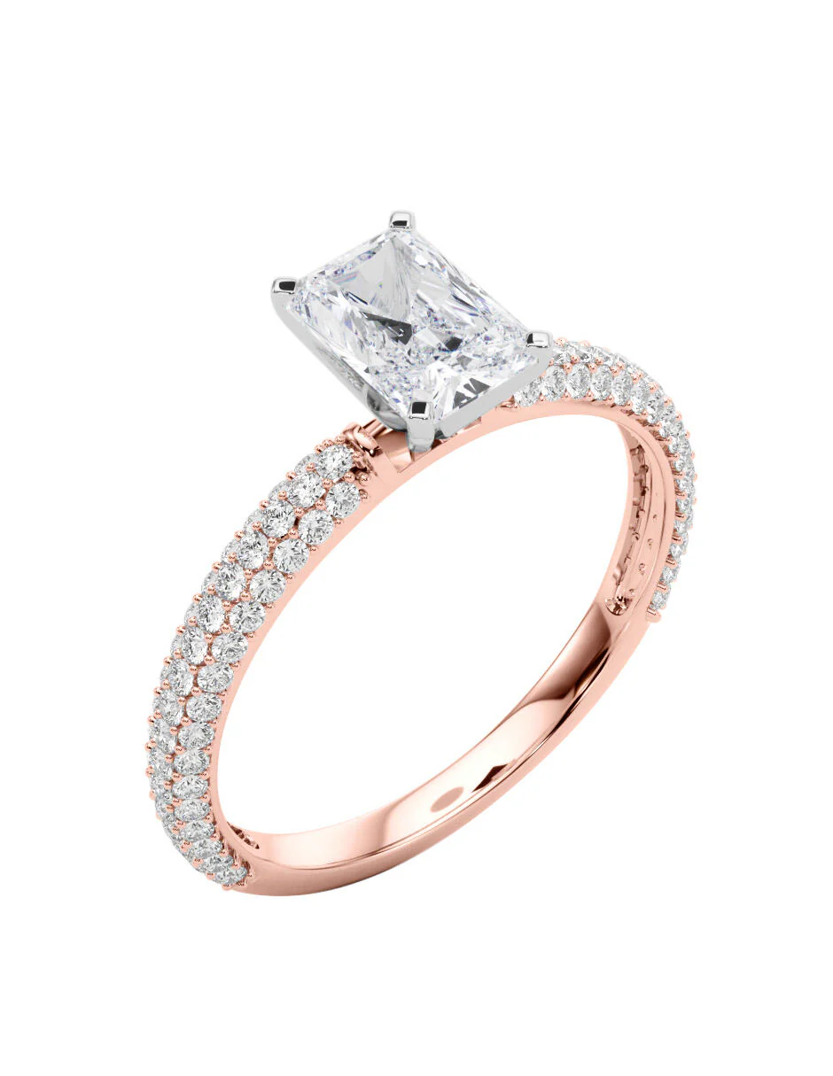 MONTADURA PARA PERSONALIZAR ANILLO DE COMPROMISO - PAVÉ - Image 12