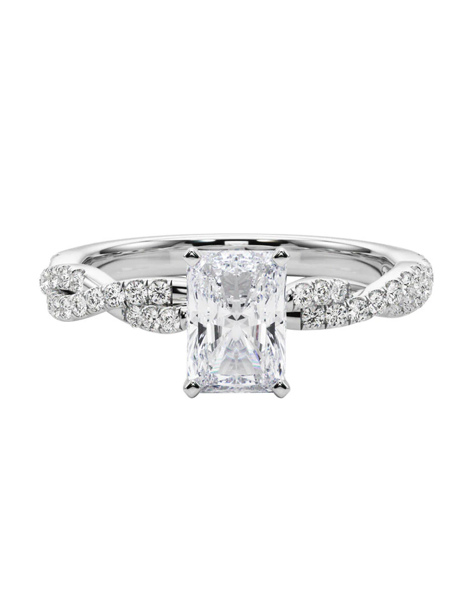 MONTADURA PARA PERSONALIZAR ANILLO DE COMPROMISO - PAVÉ - Image 3