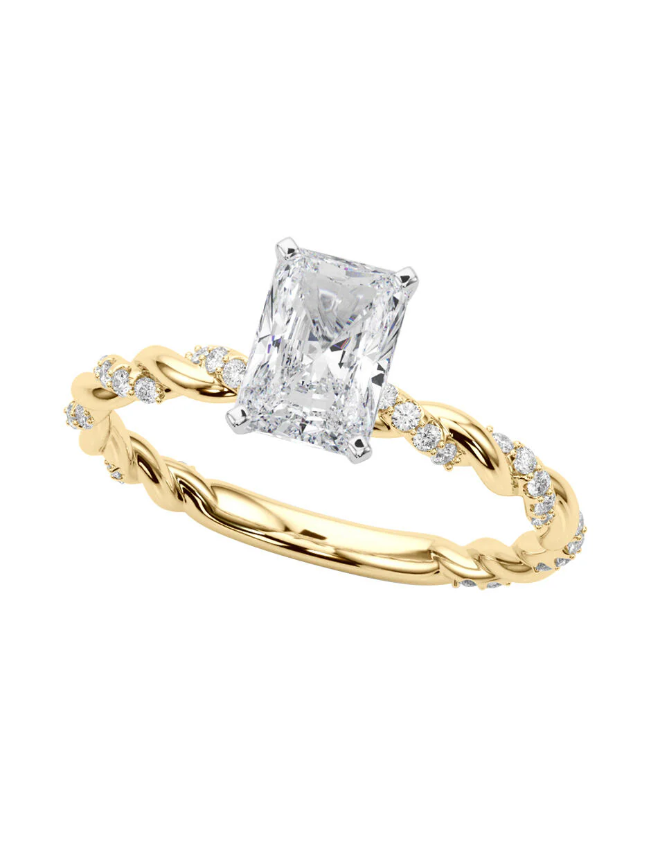 MONTADURA PARA PERSONALIZAR ANILLO DE COMPROMISO - PAVÉ - Image 5