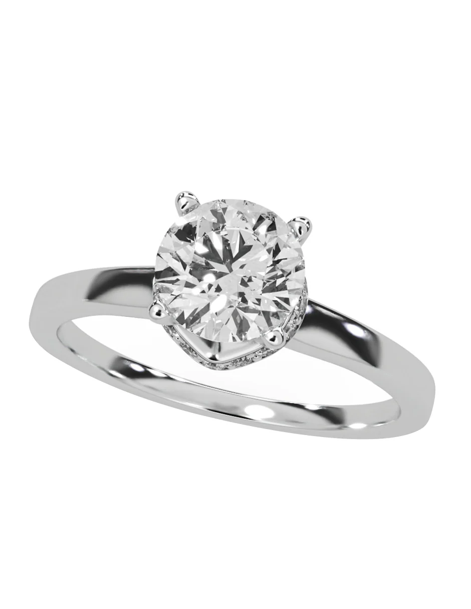MONTADURA PARA PERSONALIZAR ANILLO DE COMPROMISO - PAVÉ - Image 3